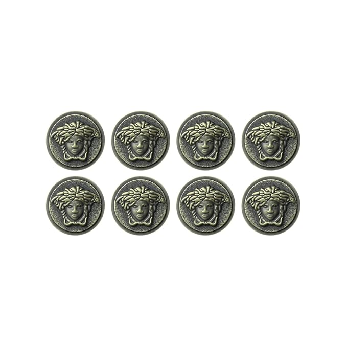 Medusa Metal Shank Buttons(Pack of 8 Buttons)