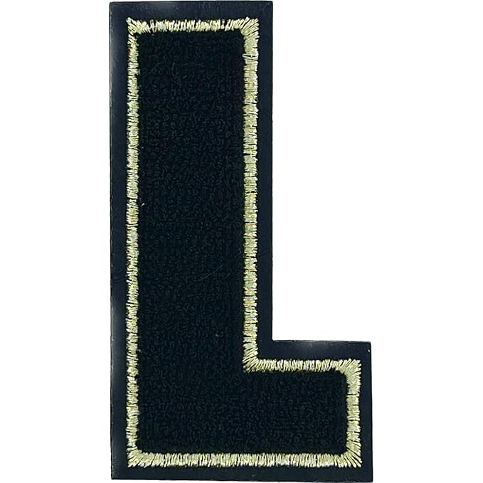 Letter C Hot fix Or Sew Patch