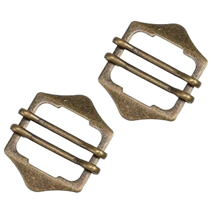 Matt Golden Double Prong Buckle