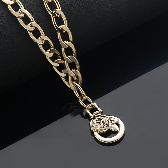 Aluminum Chain With Metal charm Men's Double Coated Popular Chain For Men Boys Girls Stylish Chains Boyfriend