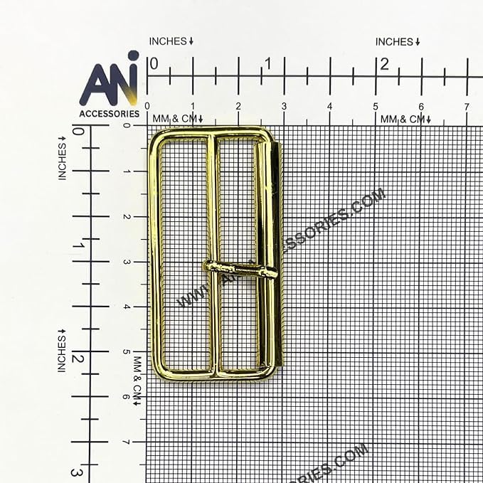 Rectangular Tri-Glide Metal Buckle