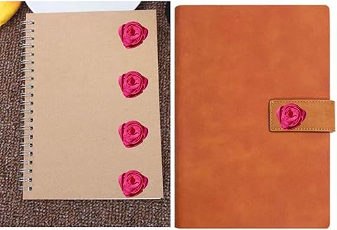Satin Rose Design Sew Patch