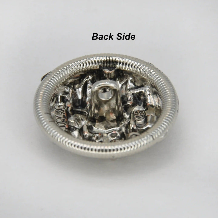 Sculpted Abstract Monogram Metal Button | 15mm(24L), 18mm(28L) & 23mm(36L)