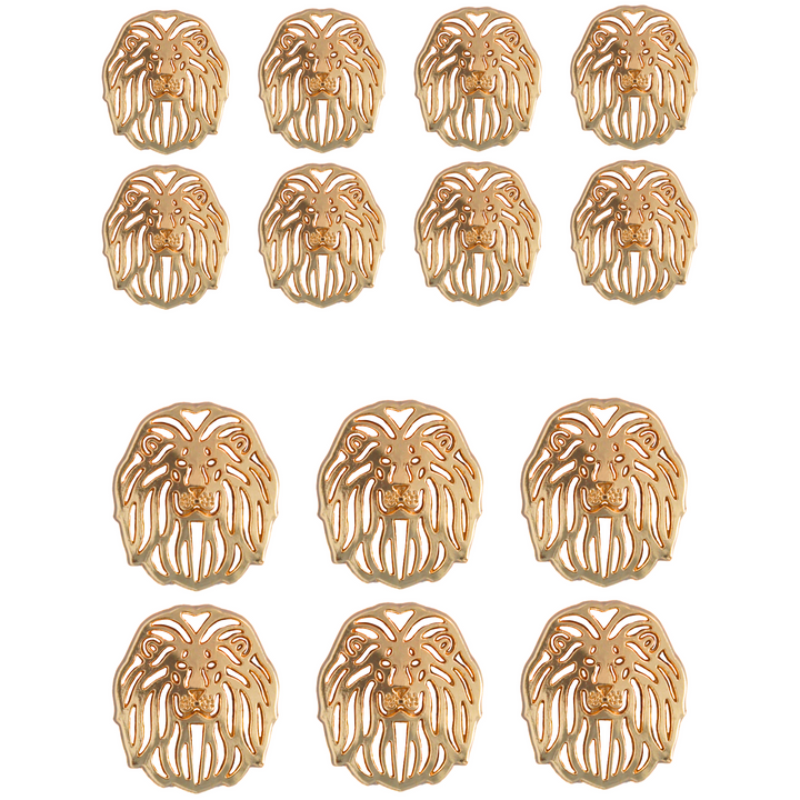 Mane Attraction Lion Buttons