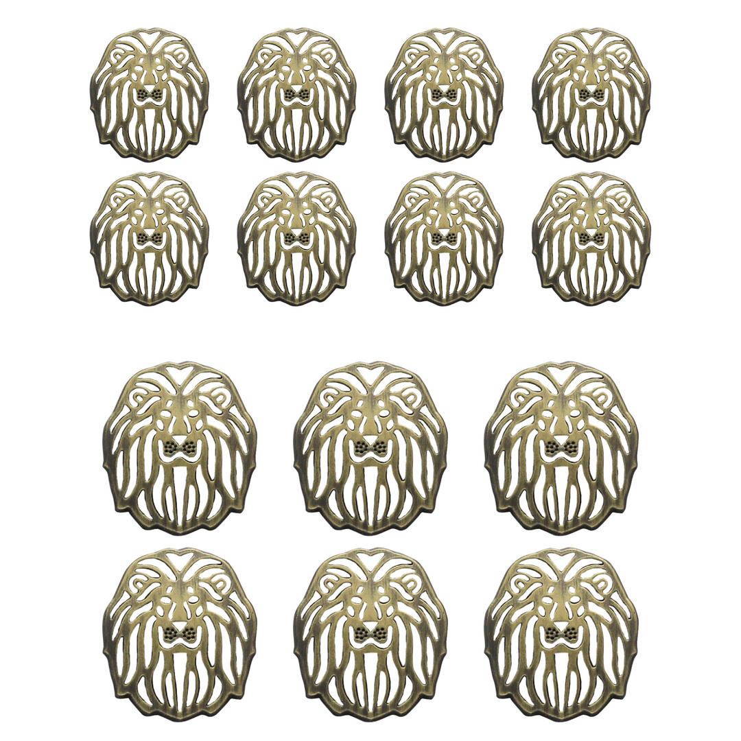 Mane Attraction Lion Buttons