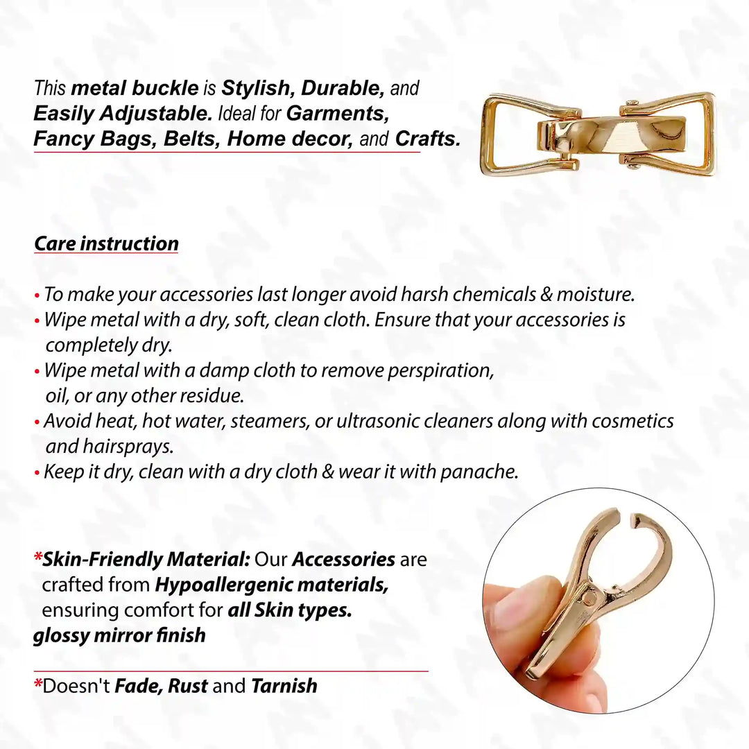 Bow Design Metal Buckle