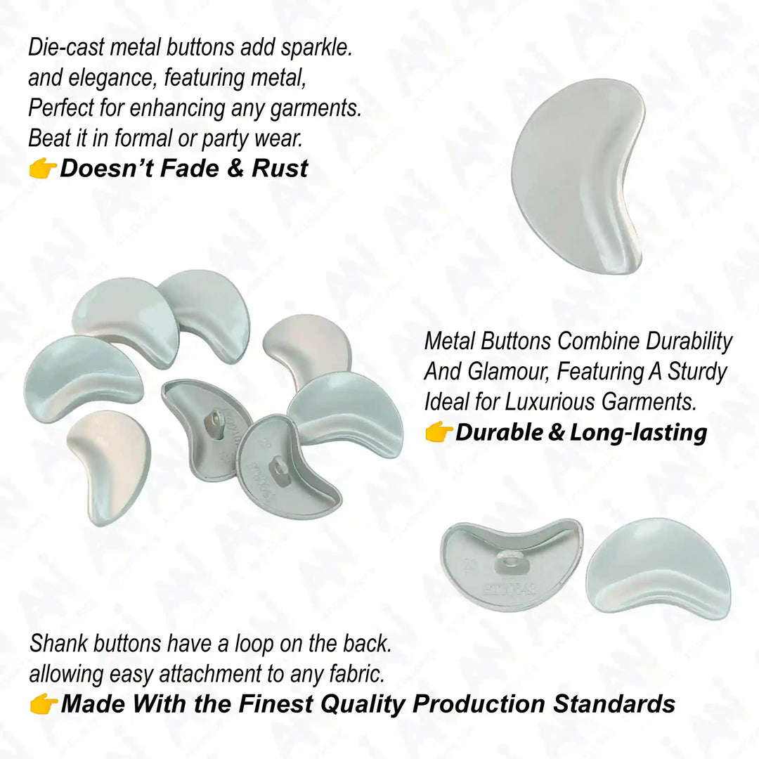 Twisted Shell Style Metal Button