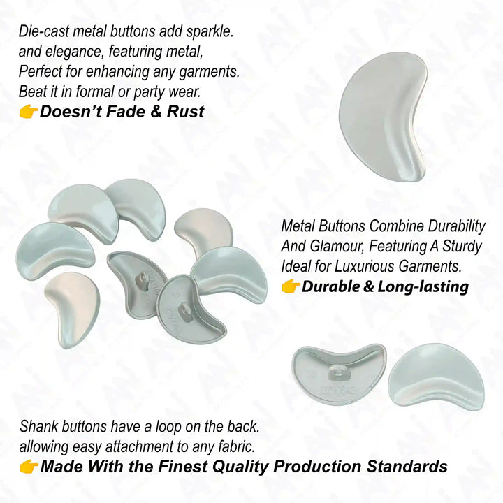 Twisted Shell Style Metal Button