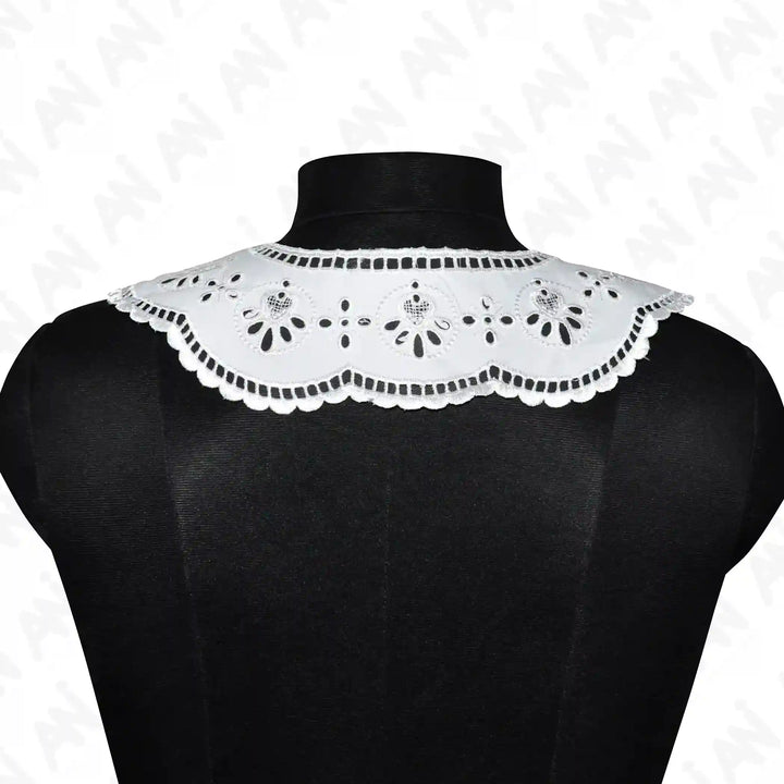 Floral Style Cutwork Neck Collar
