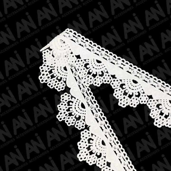 Multiple Flower Sequins Lace Design | 2 Meter