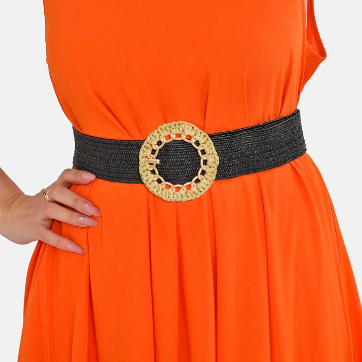 Natural Raffia Buckles