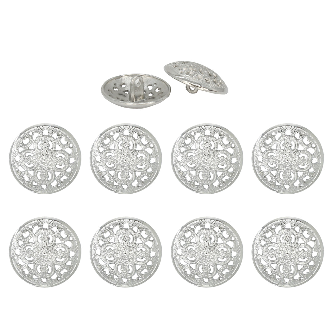 Cutwork Metal Button