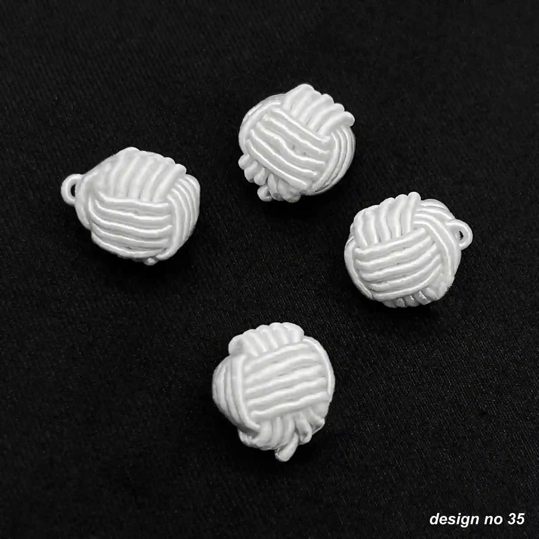Monk's Knot Chinese Knot Button