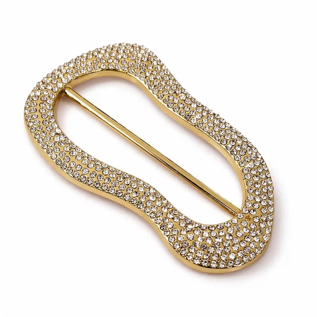 Rhinestone Fluid Buckle