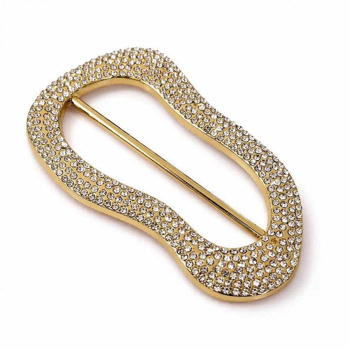 Rhinestone Fluid Buckle