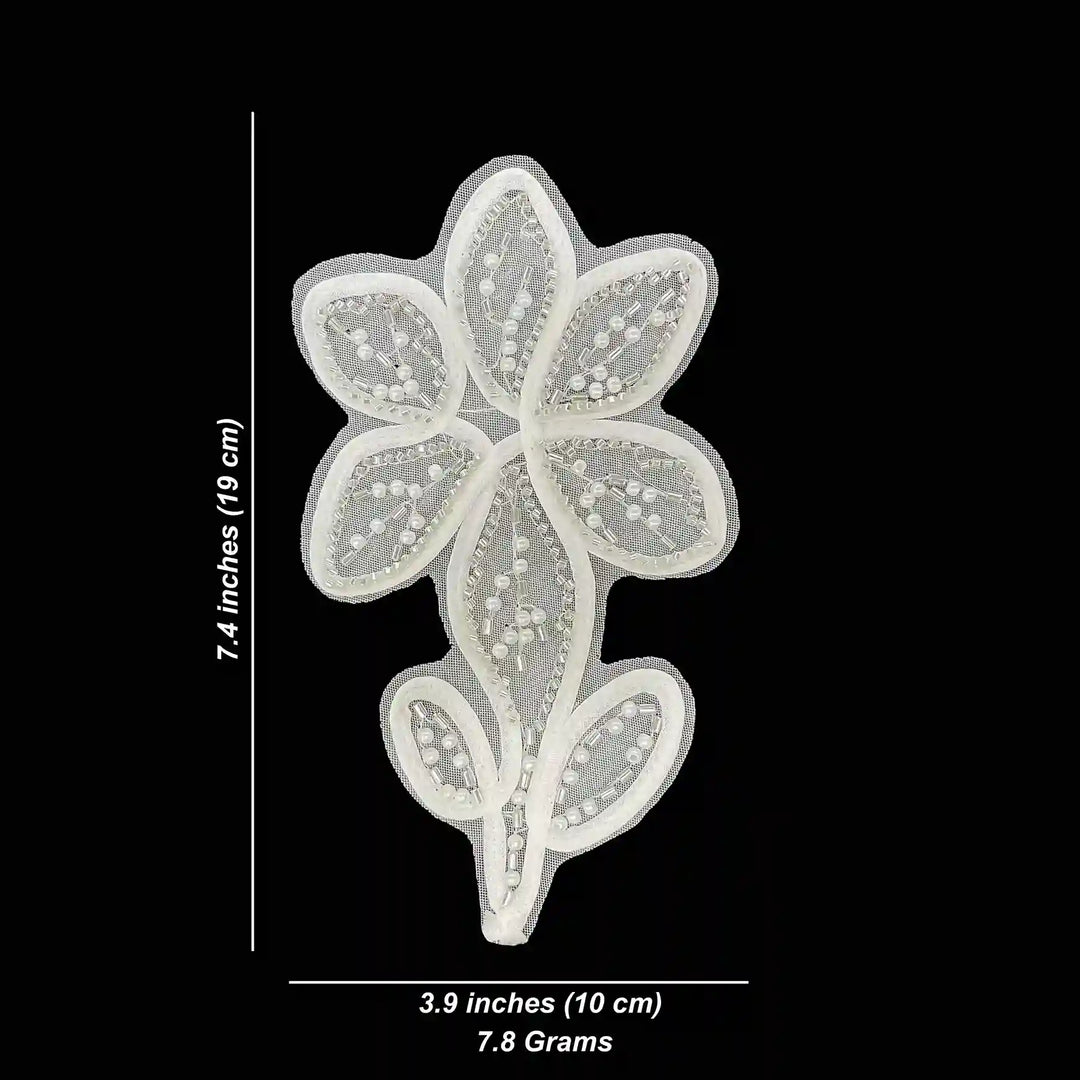 Floral Luminous White Pearls