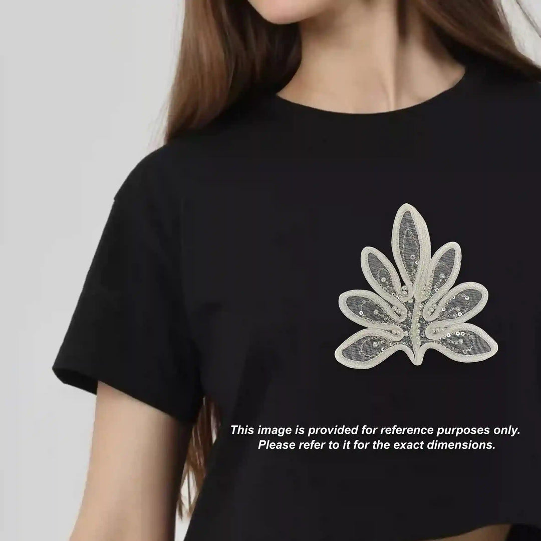Luxury Beaded Symbolic Appliqué Patch
