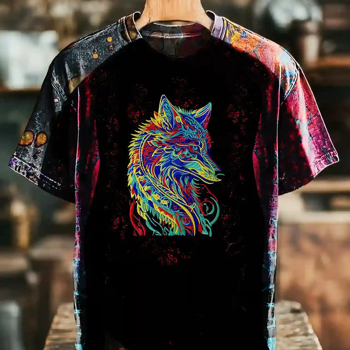 Multicolor Hotfix Wolf Patch