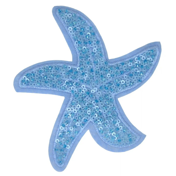 Sequins Star Fish Sew Patch