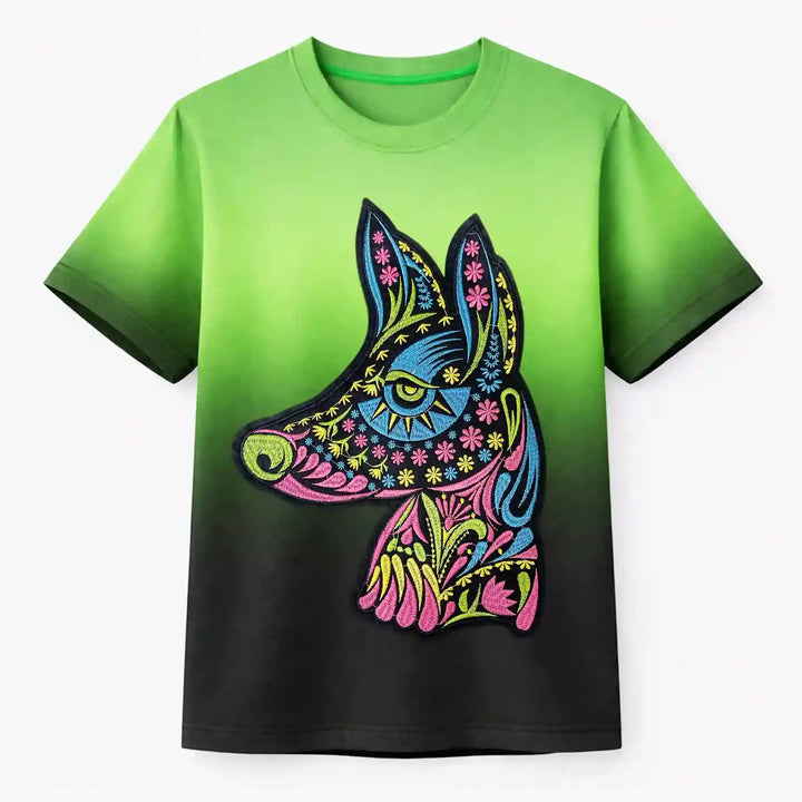 Multicolor Fox Patch