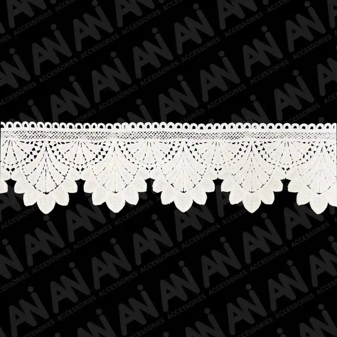 Scalloped Luxury Arch Guipure Lace Trim | 2 Meter