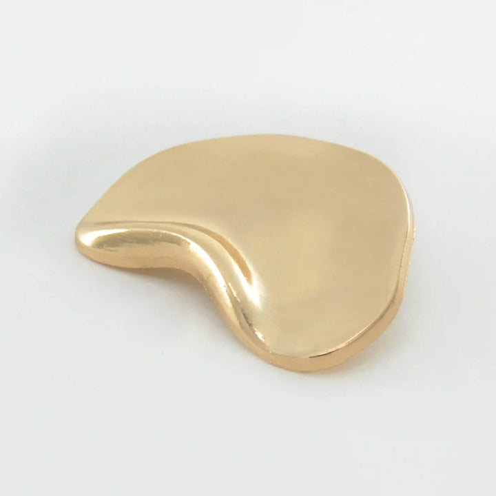 Organic Bean Inspire Metal Buttons | 50mm