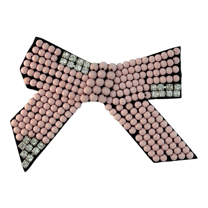 Beaded Bow Sew Patch