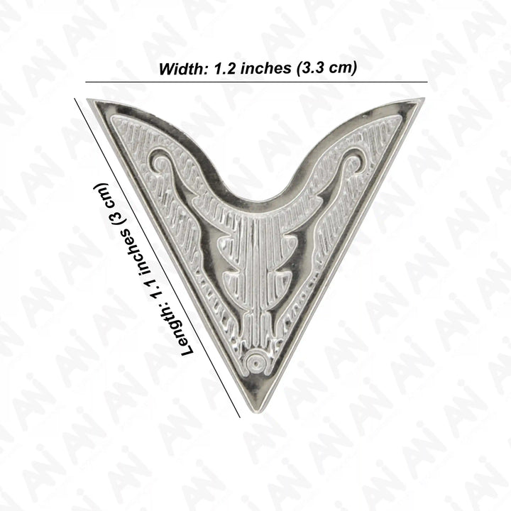 Silver Tribal Collar Tips