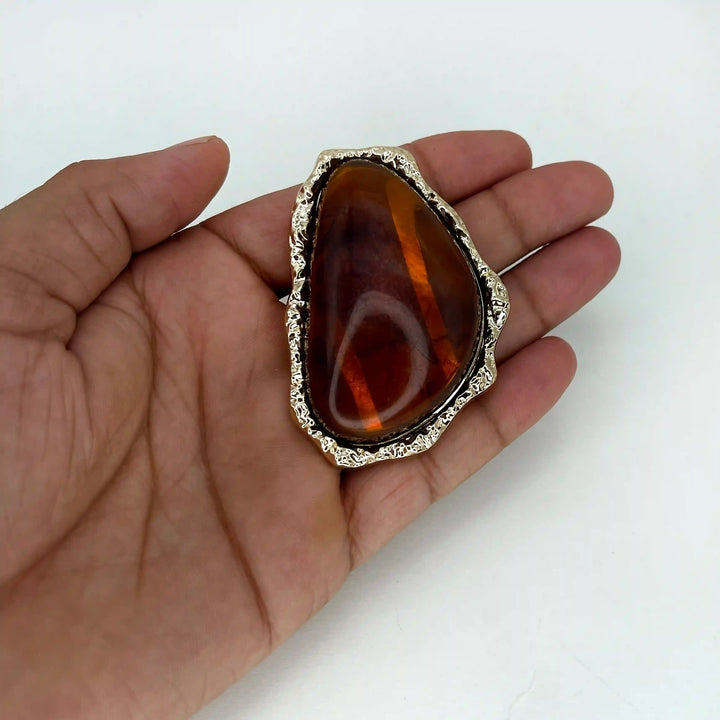 Organic Marbled Stone Buckles