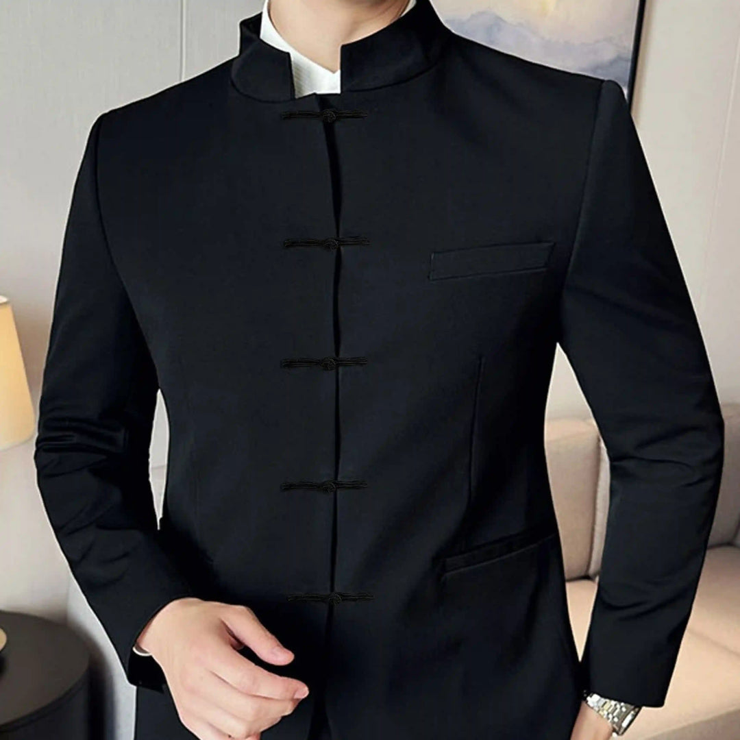 Triple-Cord Straight Frog Button