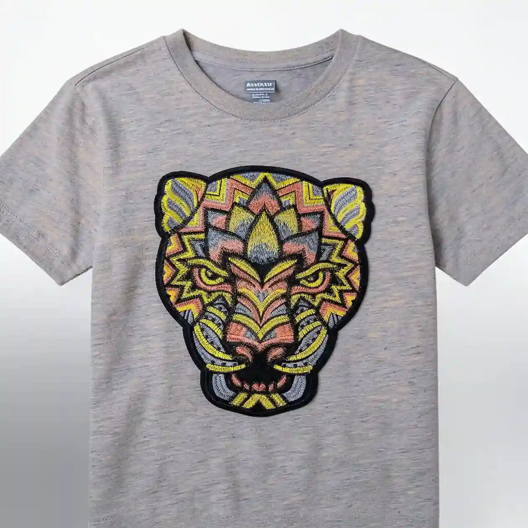 Geometric Jaguar Spirit Patch