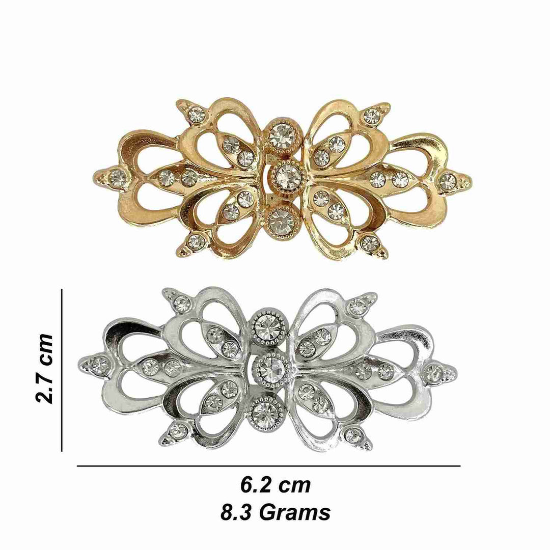 Filigree Butterfly Cardigan Clips Buttons