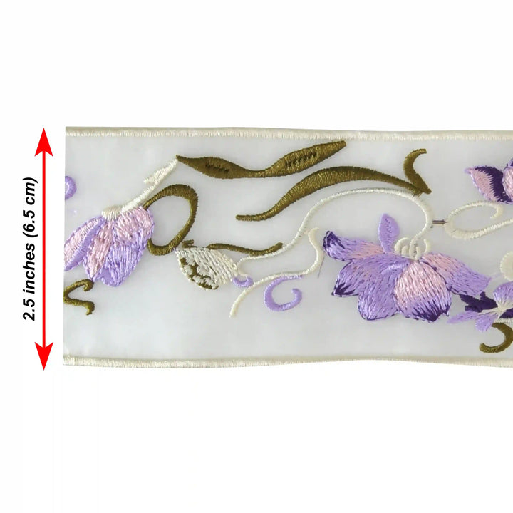 Lilac Blossom Lace | 2 Meter