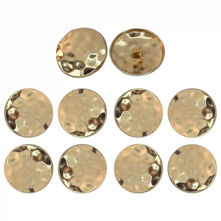 Hammered Style Metal Buttons