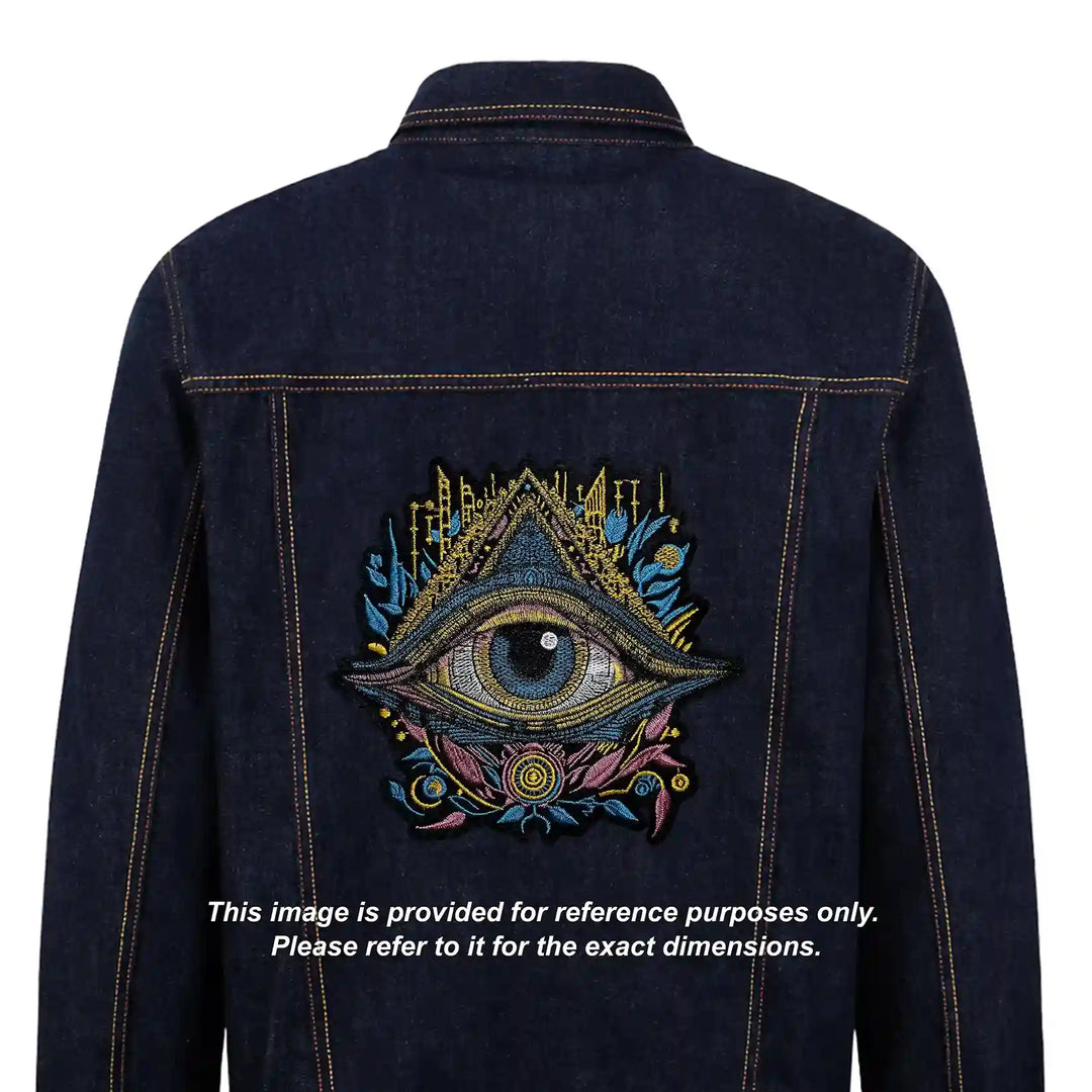 Trippy Third Eye Iron-On Patch