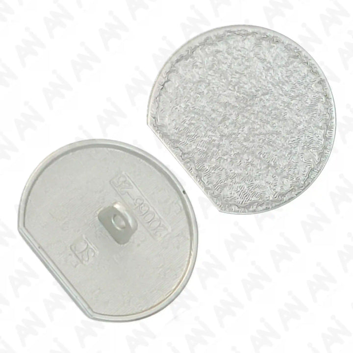 Textured Silver Button