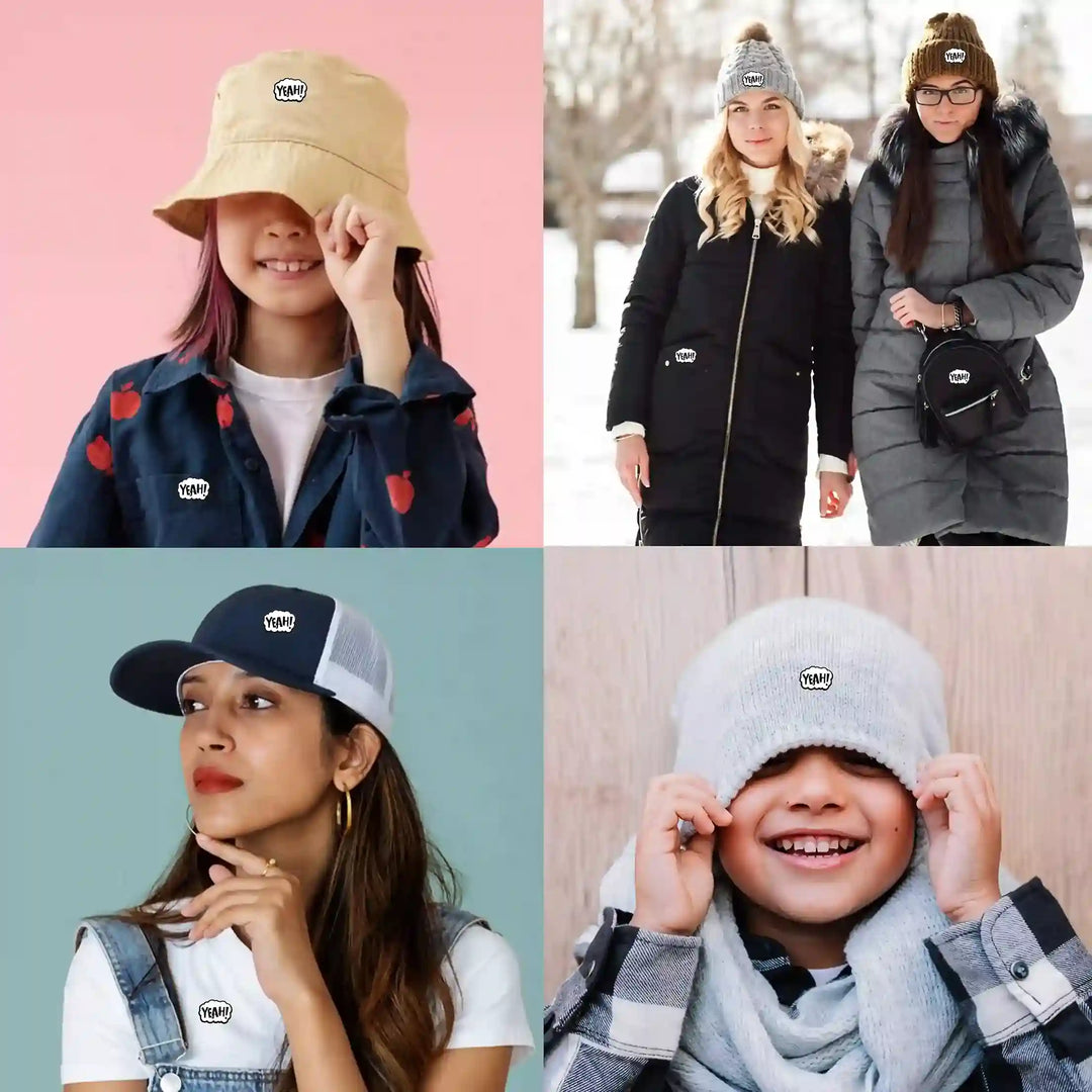 Yeah Message Acrylic Brooch