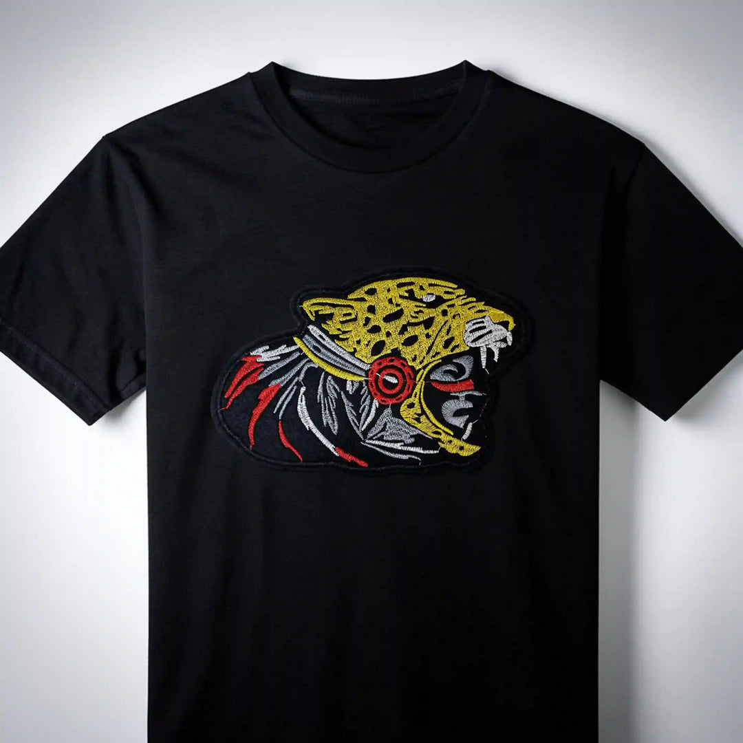 Aztec Jaguar Warrior Head Patch