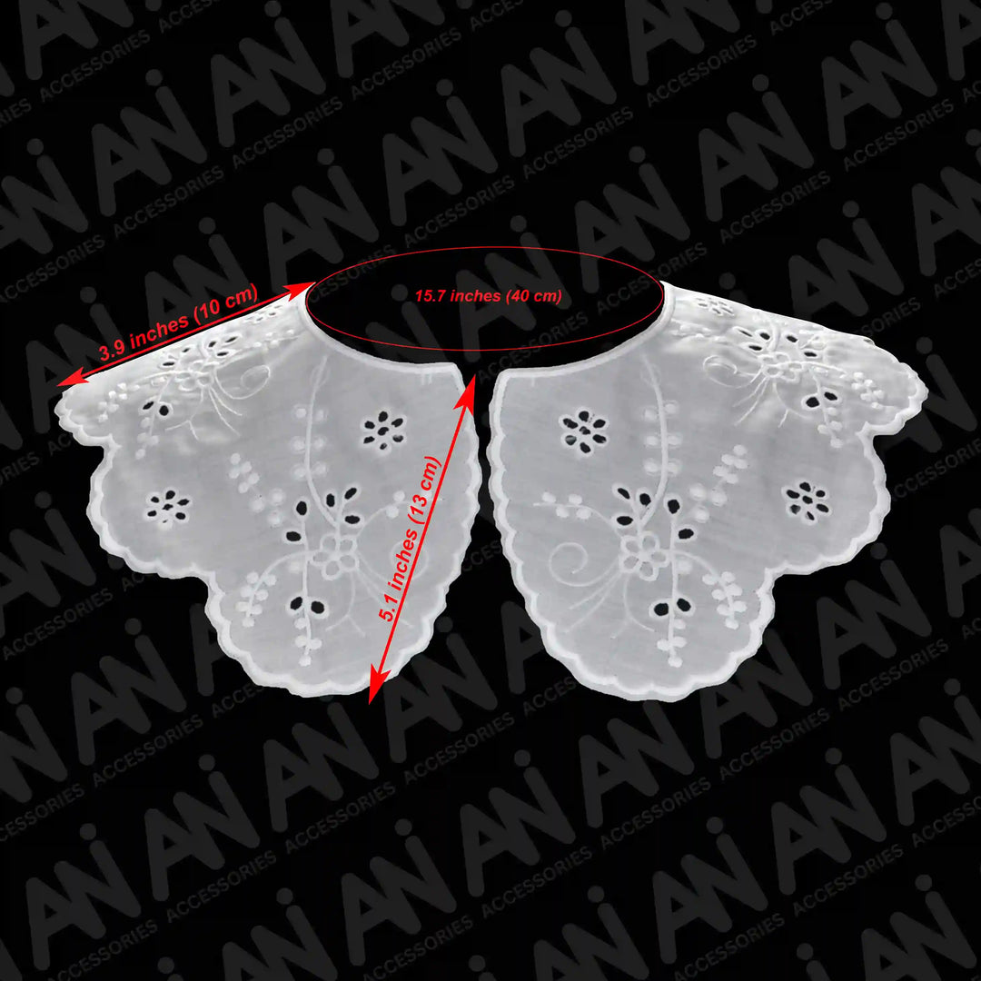 Floral Style Leafy Design Neck Collar