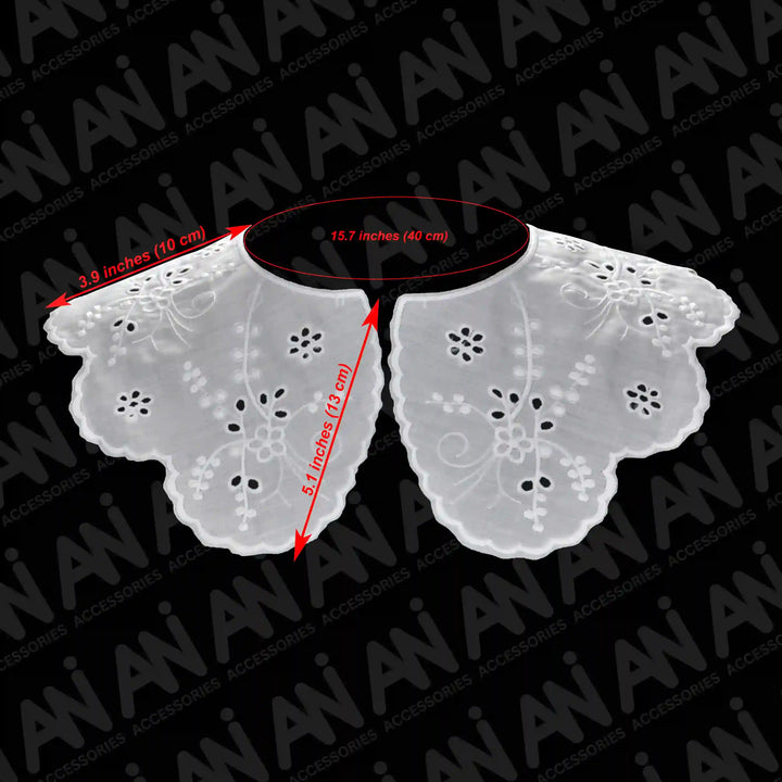 Floral Style Leafy Design Neck Collar