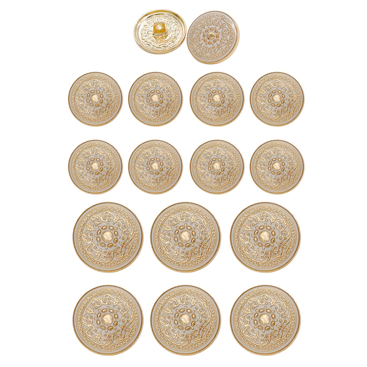 Royal Elegance Metal Buttons