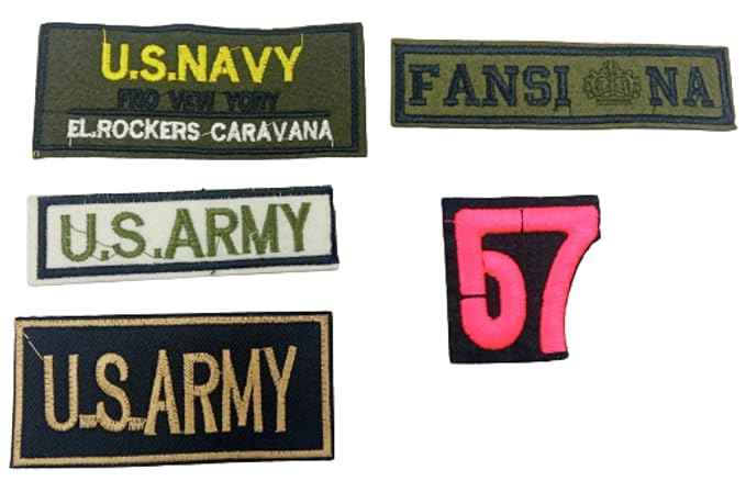 Military and Number Patches