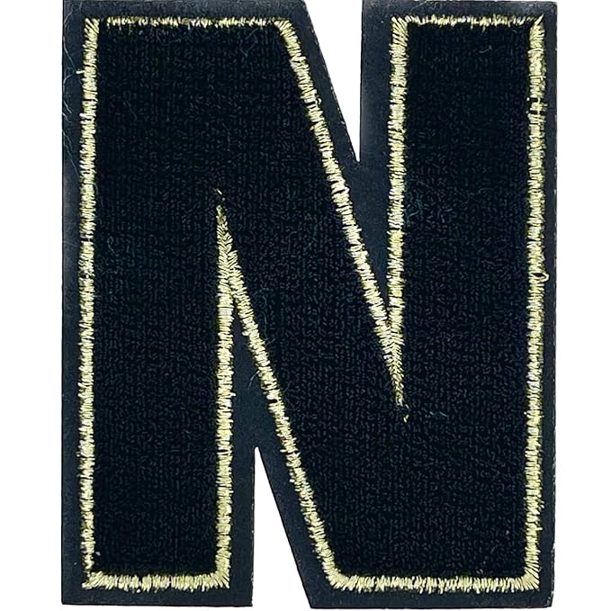 Letter C Hot fix Or Sew Patch