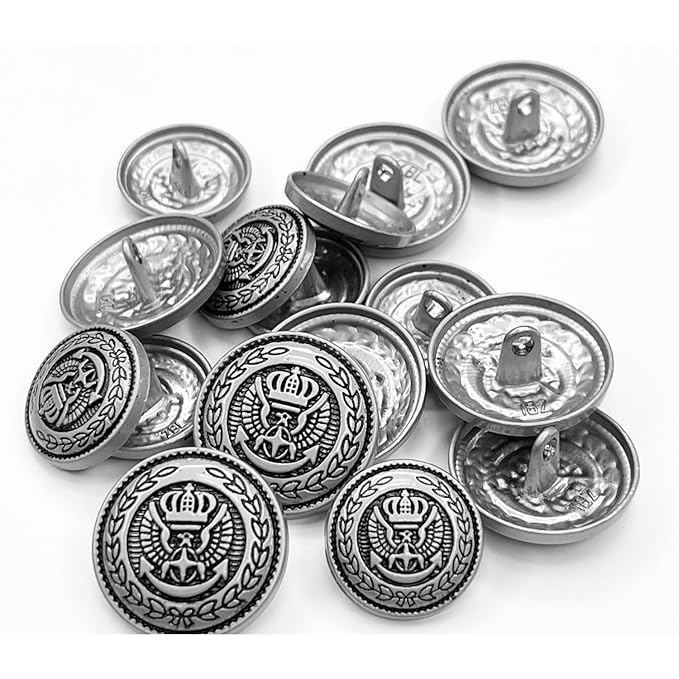 Maritime Majesty Metal Buttons