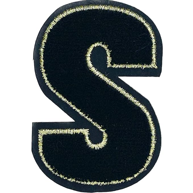 Letter C Hot fix Or Sew Patch