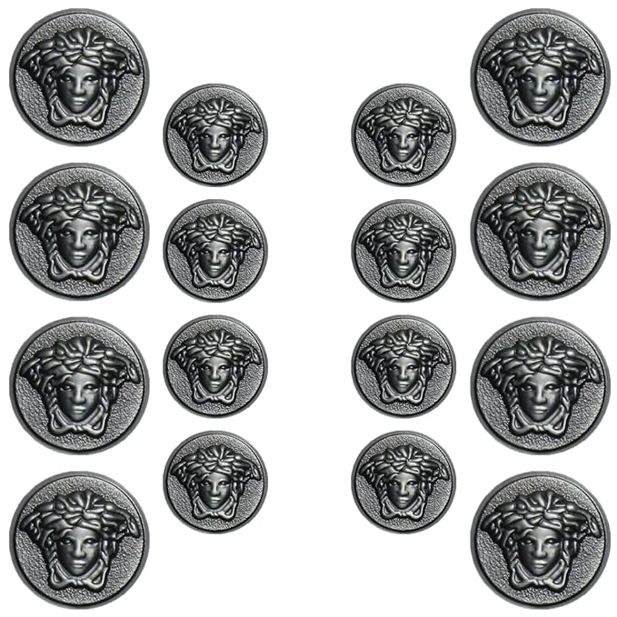 Medusa Metal Shank Buttons