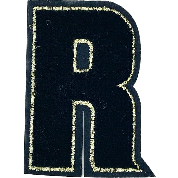 Letter C Hot fix Or Sew Patch