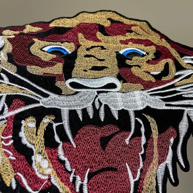 3D Tiger Sew Patch