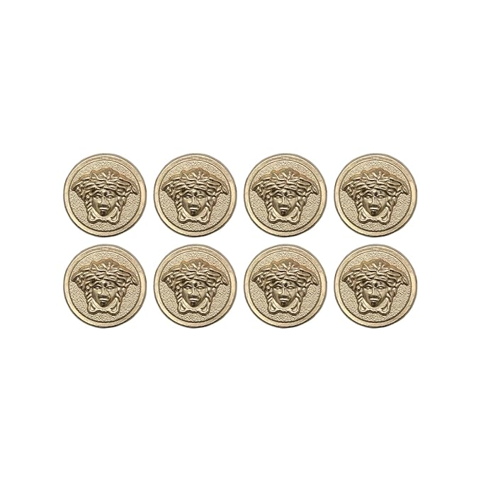 Medusa Metal Shank Buttons(Pack of 8 Buttons)