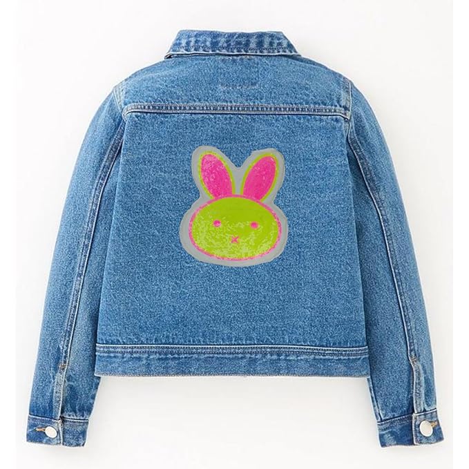 Rabbit Sequins Neo Touch Patch